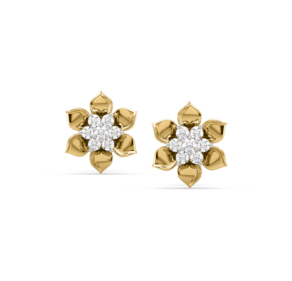 3/4 CT TW Princess Cut Diamond Stud Earrings | Princess Jewelry